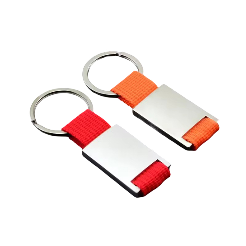 MADISSON  PORTE-CLEFS EN TISSU ET ZINC
